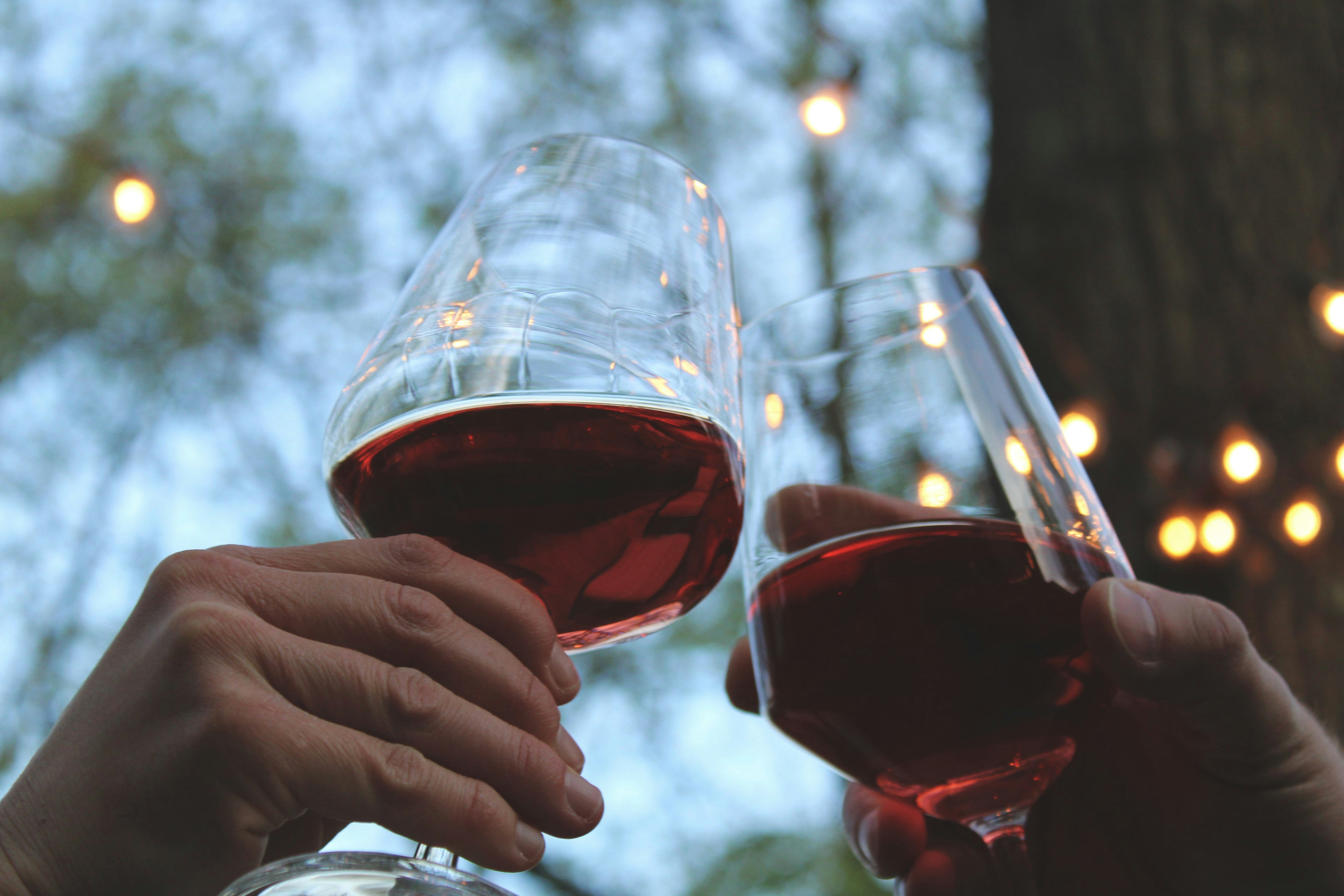 La copa medio llena del vino chileno
